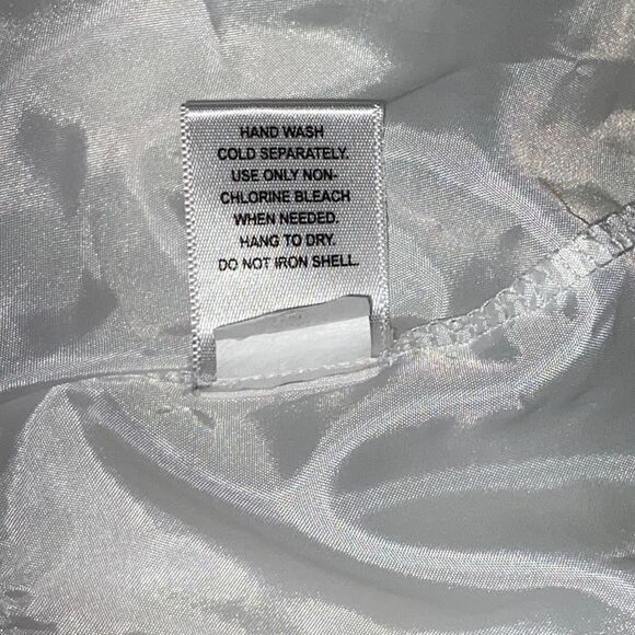 Cherokee Infants Crinkle White Puffy Formal Dress Size 9M - Picture 9 of 11